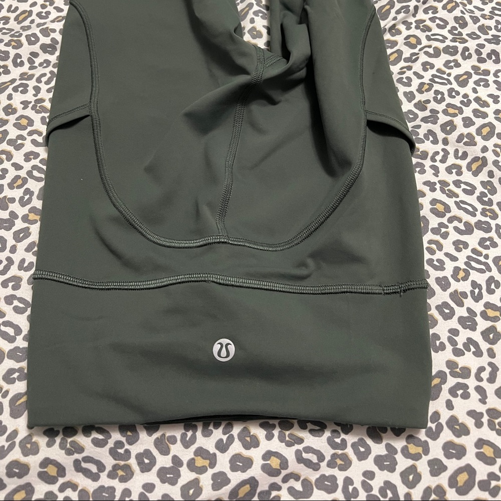 green lululemon invigorate high rise leggings